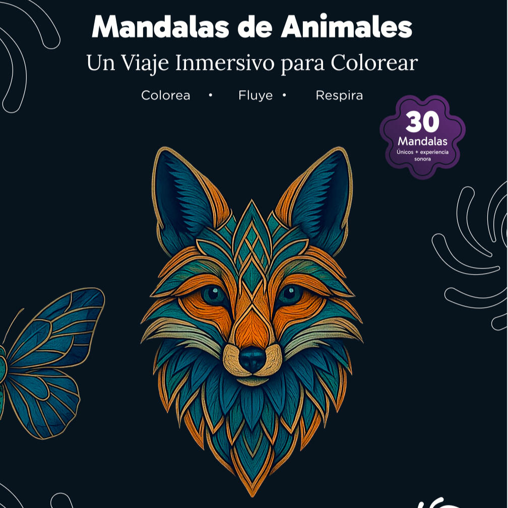 Animal Mandala colorear